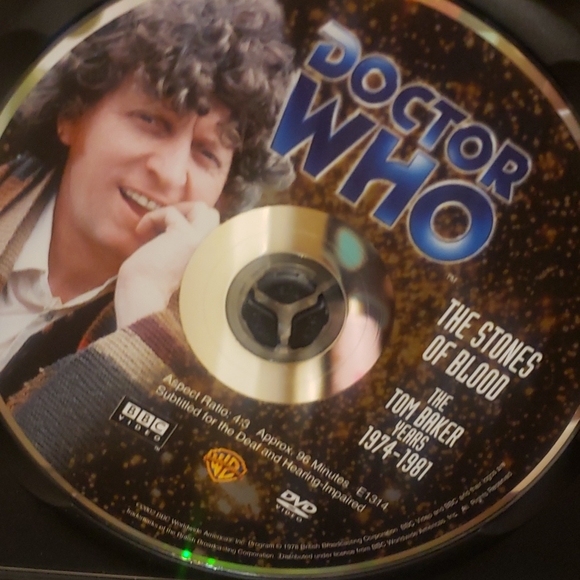 Doctor Who "The Stones Of Blood" Tom Baker (DVD 2002) - Picture 4 of 4